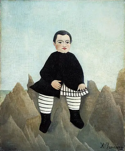 Boy on the Rocks Henri Rousseau